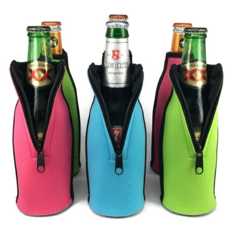 Beer Bottle Zipper Coolies Corporate Gifting BrandSTIK